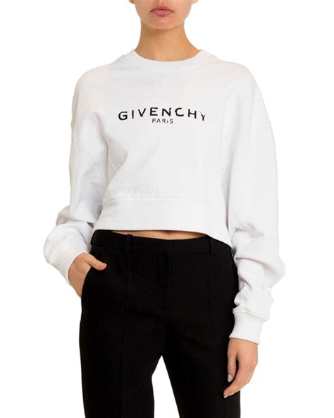 givenchy long sleeve sweatshirt|givenchy sweatshirt women.